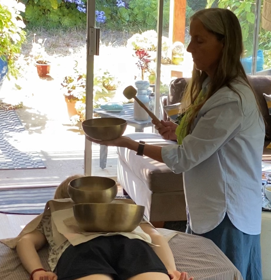 one-to-one sound healing session